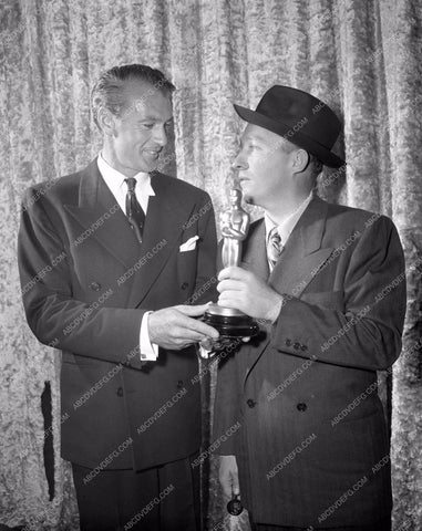 1944 Oscars Gary Cooper Bing Crosby on stage Academy Awards aa1944-18</br>Los Angeles Newspaper press pit reprints from original 4x5 negatives for Academy Awards.