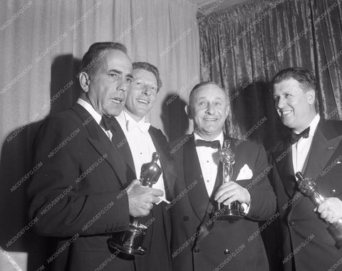 1951 Oscars Humphrey Bogart Danny Kaye George Stevens aa1945-08</br>Los Angeles Newspaper press pit reprints from original 4x5 negatives for Academy Awards.