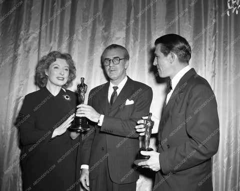 1946 Oscars Greer Garson presenting Academy Awards aa1946-07</br>Los Angeles Newspaper press pit reprints from original 4x5 negatives for Academy Awards.