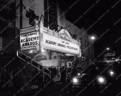 1950 Oscars historic Los Angeles Pantages Theatre Academy Awards aa1949-107</br>Los Angeles Newspaper press pit reprints from original 4x5 negatives for Academy Awards.
