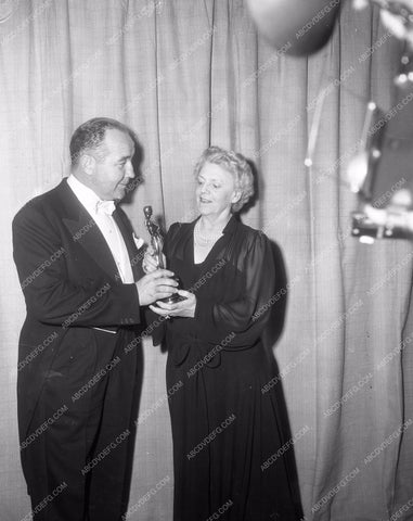 1949 Oscars Broderick Crawford Ethel Barrymore Academy Awards aa1949-108</br>Los Angeles Newspaper press pit reprints from original 4x5 negatives for Academy Awards.