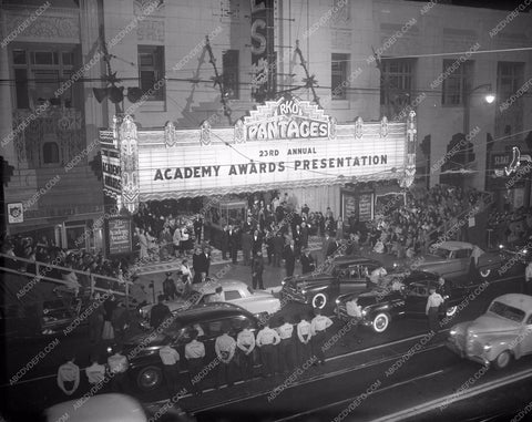 1950 Oscars historic Los Angeles Pantages Theatre Academy Awards aa1949-109</br>Los Angeles Newspaper press pit reprints from original 4x5 negatives for Academy Awards.