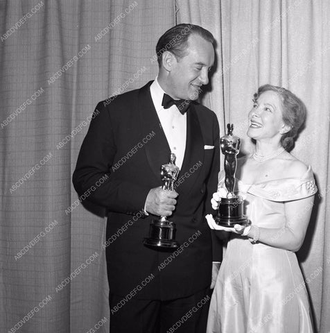 1949 Oscars George Sanders and someone Academy Awards aa1949-75</br>Los Angeles Newspaper press pit reprints from original 4x5 negatives for Academy Awards.