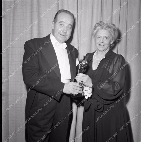 1949 Oscars Broderick Crawford Ethel Barrymore Academy Awards aa1949-79</br>Los Angeles Newspaper press pit reprints from original 4x5 negatives for Academy Awards.