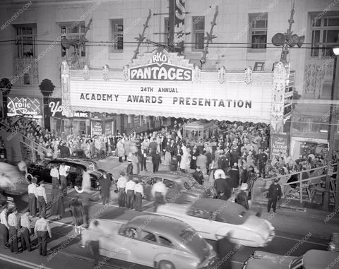 1951 Oscars historic Los Angeles Pantages Theatre Academy Awards aa1951-02</br>Los Angeles Newspaper press pit reprints from original 4x5 negatives for Academy Awards.