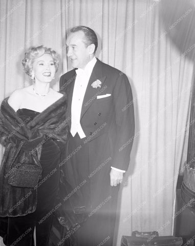 1951 Oscars Zsa Zsa Gabor George Sanders Academy Awards aa1951-17</br>Los Angeles Newspaper press pit reprints from original 4x5 negatives for Academy Awards.