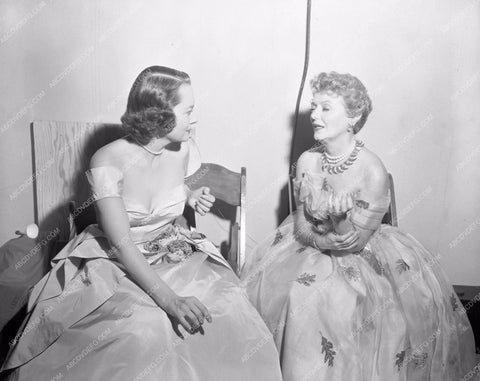 1951 Oscars Olivia de Havilland Janet Gaynor Academy Awards aa1951-21</br>Los Angeles Newspaper press pit reprints from original 4x5 negatives for Academy Awards.