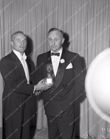 1951 Oscars Darryl F. Zanuck Arthur Freed Thalberg Academy Award aa1951-43</br>Los Angeles Newspaper press pit reprints from original 4x5 negatives for Academy Awards.
