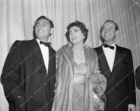 1952 Oscars Joan Crawford and posse Academy Awards aa1952-20</br>Los Angeles Newspaper press pit reprints from original 4x5 negatives for Academy Awards.