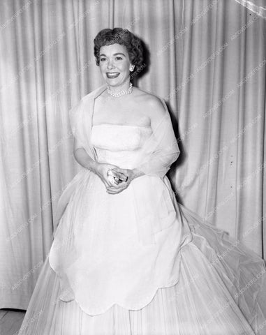 1952 Oscars Jane Wyman at Academy Awards aa1952-24</br>Los Angeles Newspaper press pit reprints from original 4x5 negatives for Academy Awards.