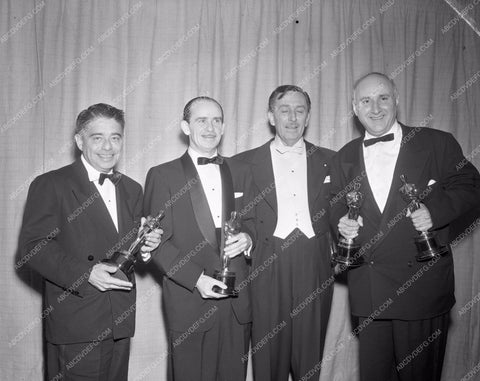 1952 Oscars Victor Young Dimitri Tiomkin Walt Disney Academy Awards aa1952-33</br>Los Angeles Newspaper press pit reprints from original 4x5 negatives for Academy Awards.