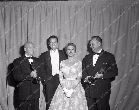 1953 Oscars Marge & Gower Champion Academy Awards aa1954-02</br>Los Angeles Newspaper press pit reprints from original 4x5 negatives for Academy Awards.