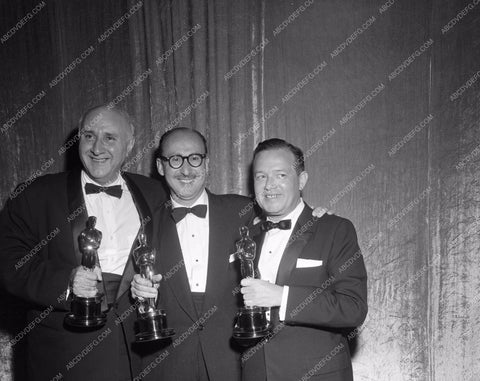 1955 Oscars Dimitri Tiomkin Academy Awards aa1955-42</br>Los Angeles Newspaper press pit reprints from original 4x5 negatives for Academy Awards.