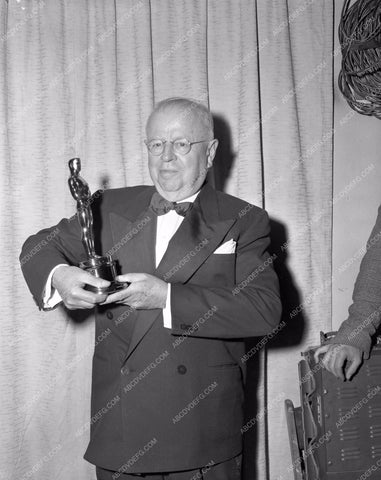 1956 Oscars technical folks and their statues Academy Awards aa1956-08</br>Los Angeles Newspaper press pit reprints from original 4x5 negatives for Academy Awards.