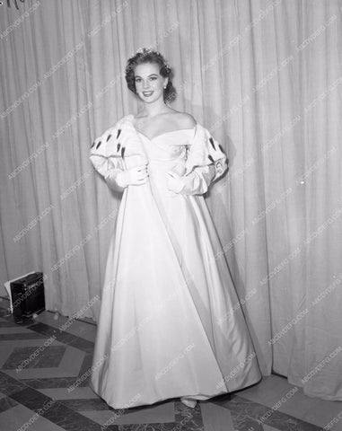 1957 Oscars Natalie Wood fashion Academy Awards aa1956-36</br>Los Angeles Newspaper press pit reprints from original 4x5 negatives for Academy Awards.