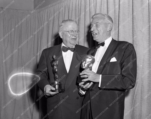 1957 Oscars Buddy Adler and Academy Awards aa1956-38</br>Los Angeles Newspaper press pit reprints from original 4x5 negatives for Academy Awards.