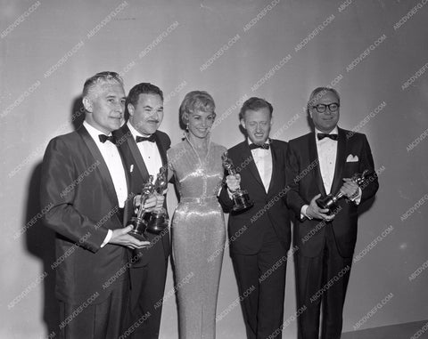 1959 Oscars Janet Leigh and others Academy Awards aa1959-07</br>Los Angeles Newspaper press pit reprints from original 4x5 negatives for Academy Awards.