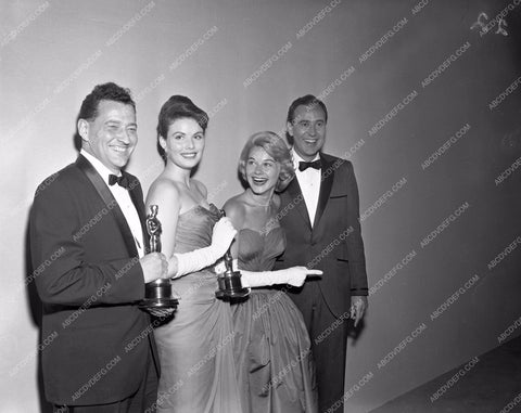 1959 Oscars Hope Lange Carl Reiner short subjects Academy Awards aa1959-36</br>Los Angeles Newspaper press pit reprints from original 4x5 negatives for Academy Awards.
