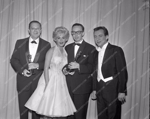 1960 Oscars Sandra Dee Bobby Darin Academy Awards aa1960-23</br>Los Angeles Newspaper press pit reprints from original 4x5 negatives for Academy Awards.