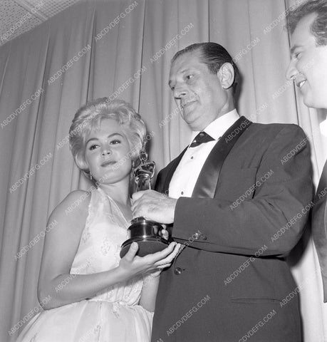 1960 Oscars Bobby Darin Sandra Dee Academy Awards aa1960-68</br>Los Angeles Newspaper press pit reprints from original 4x5 negatives for Academy Awards.
