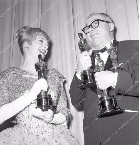 1960 Oscars Billy Wilder Academy Awards aa1960-78</br>Los Angeles Newspaper press pit reprints from original 4x5 negatives for Academy Awards.