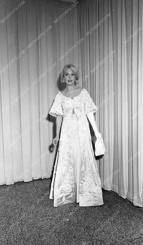 1964 Oscars Sandra Dee fashion arriving Academy Awards aa1965-36</br>Los Angeles Newspaper press pit reprints from original 4x5 negatives for Academy Awards.