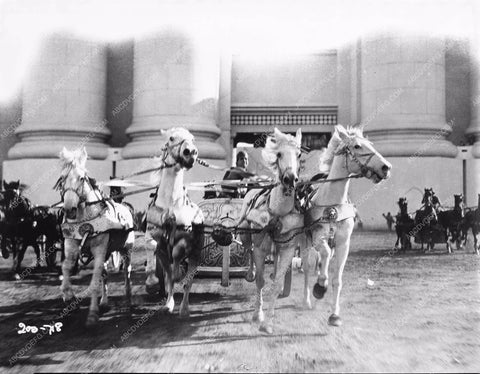 Ramon Navarro chariot sequence white horses silent Ben-Hur bh810-08