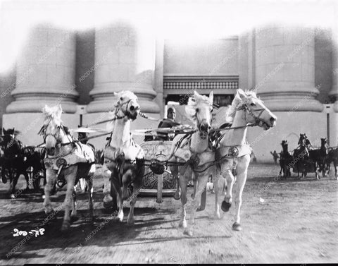 Ramon Navarro chariot sequence white horses silent Ben-Hur bh810-09