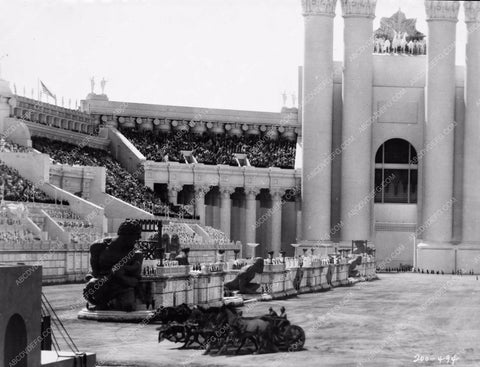 Ramon Navarro chariot sequence in colosseum silent Ben-Hur bh810-13