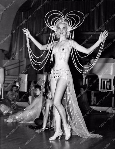 Barbara Moffett in wild and super sexy showgirl ourfit 8b20-0056