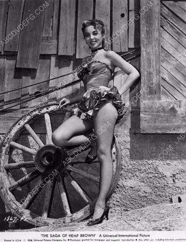 sexy Beverly Garland in fishnets as showgirl The Saga of Hemp Brown 8b20-0077
