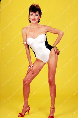 Jackie Zeman in black and white swimsuit 8b20-0291