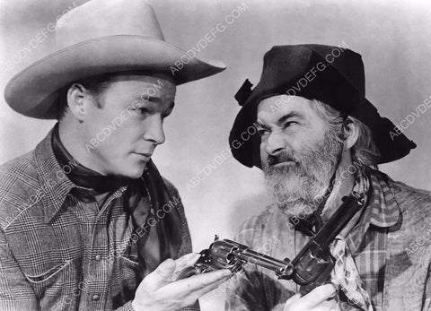 Roy Rogers Gabby Hayes twin portrait 8b20-0687