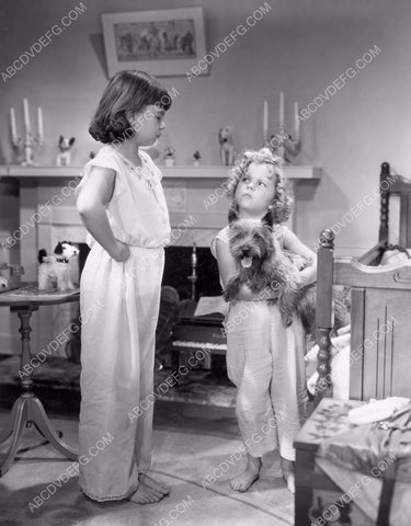 Jane Withers Shirley Temple and dog film Bright Eyes 8b20-0706