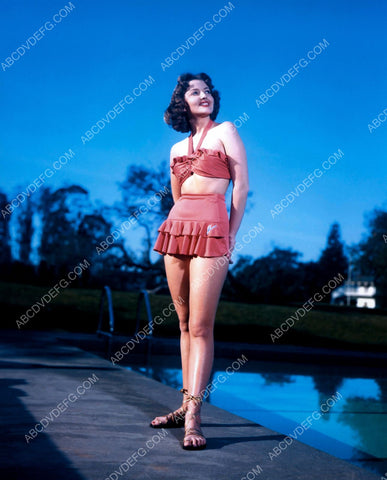 Martha Vickers in swimwear out by the pool 8b20-0774