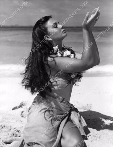 stunning Jean Simmons on the beach film The Blue Lagoon 8b20-10381