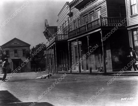 Gary Cooper shootout scene classic western High Noon 8b20-10623