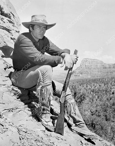 handsome Clint Walker western film Yellowstone Kelly 8b20-10687