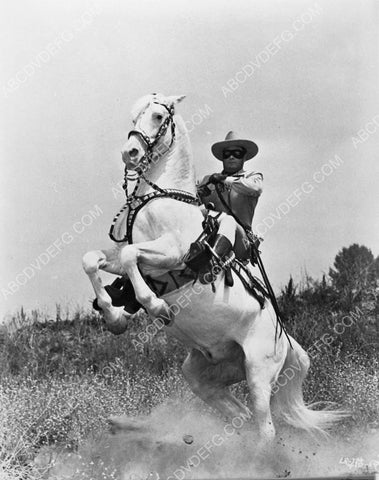 Clayton Moore The Lone Ranger and Silver portrait 8b20-10785