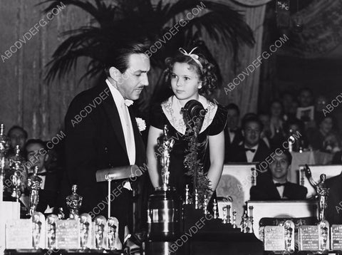 Walt Disney Shirley Temple at the Academy Awards Oscars 8b20-1099