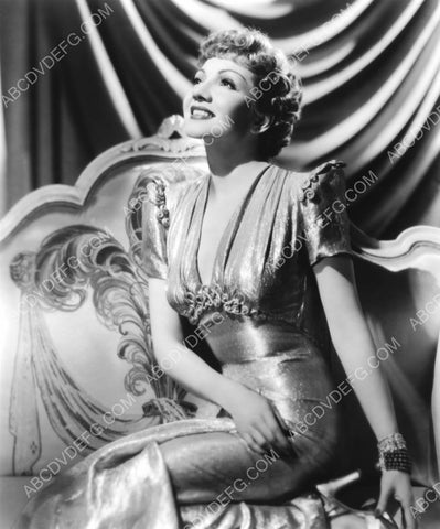 beautiful Claudette Colbert fashion portrait film Midnight 8b20-11152