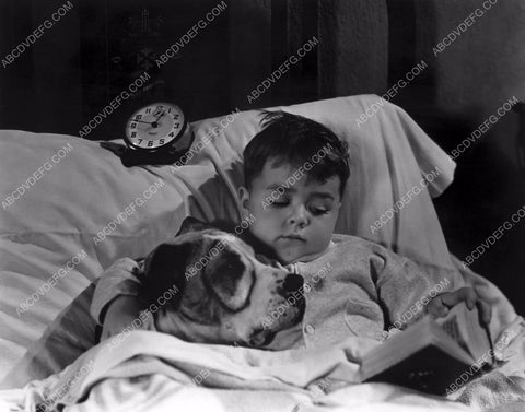 Our Gang Pete and Spanky read a book before bedtime 8b20-11258