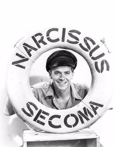 Ronald Reagan through the life preserver film Tugboat Annie Sails Again 8b20-11301