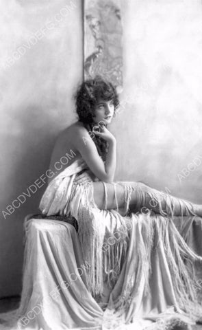 sexy Peggy Shannon naked in tattered sheet pre-code pose 8b20-11332