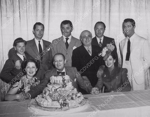 Norma Shearer Lionel Barrymore Mickey Rooney William Powell birthday cake 8b20-11364