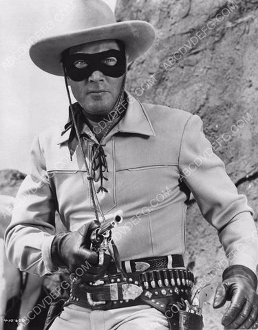 Clayton Moore portrait The Lone Ranger 8b20-11471
