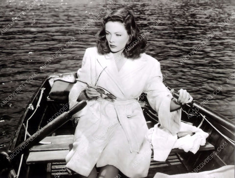 Gene Tierney on the row boat film Leave Her to Heaven 8b20-1160