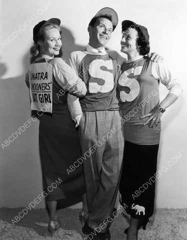 Frank Sinatra Virginia Mayo Kay Starr Hollywood celebrity baseball 8b20-11705