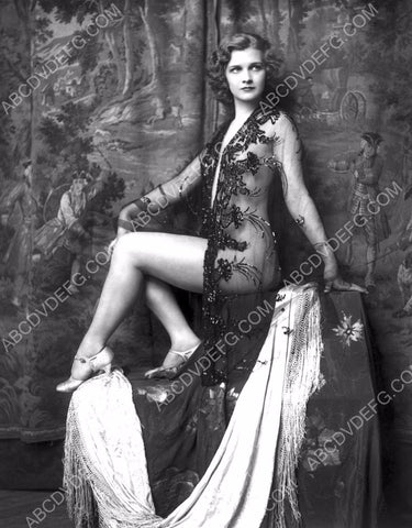 sexy pre-code Drucilla Strain in revealing sheer dress 8b20-11853