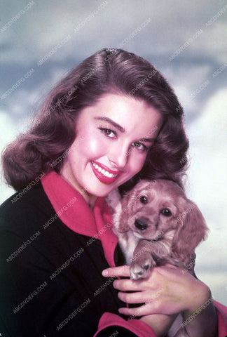 lovely Elaine Stewart poses with her dog 8b20-11999